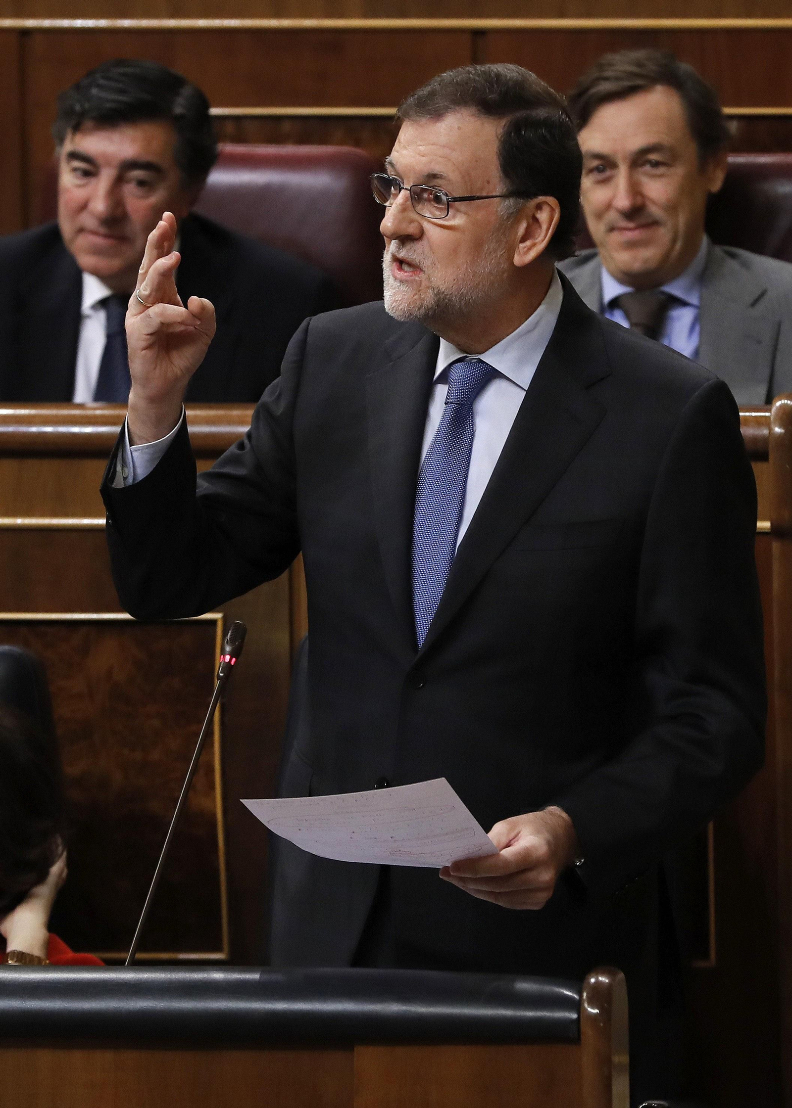 Mariano Rajoy, en el Congreso.