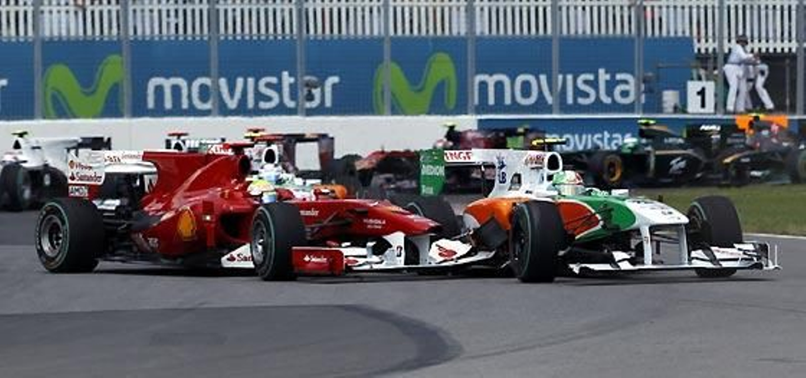 Primeros compases del Gran Premio de Canadá.

Foto: Afp Photo / Reuters / Efe