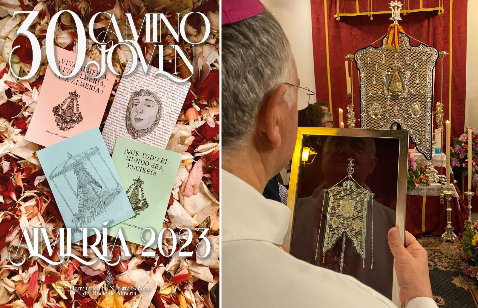 El obispo de Almería acompañará a la Hermandad del Rocío en su XXX Camino Joven