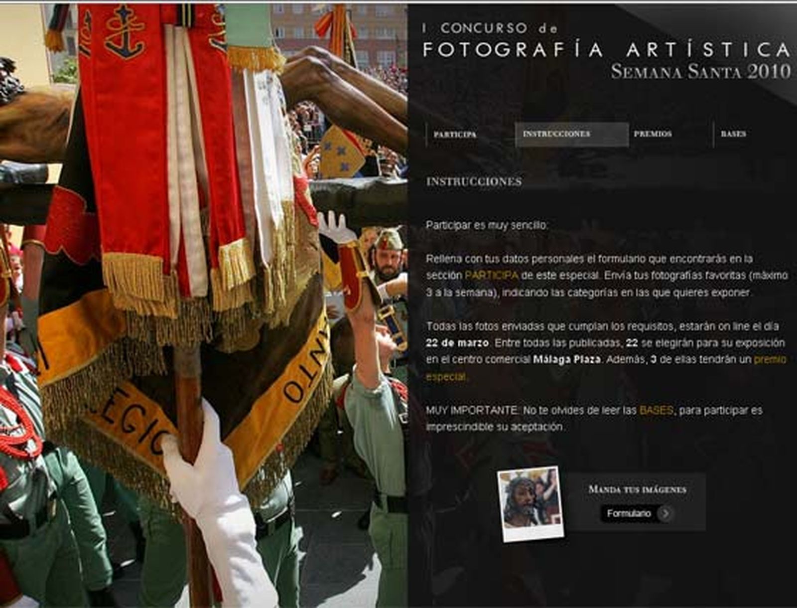 Concurso de fotografías cofrades de Málaga Hoy