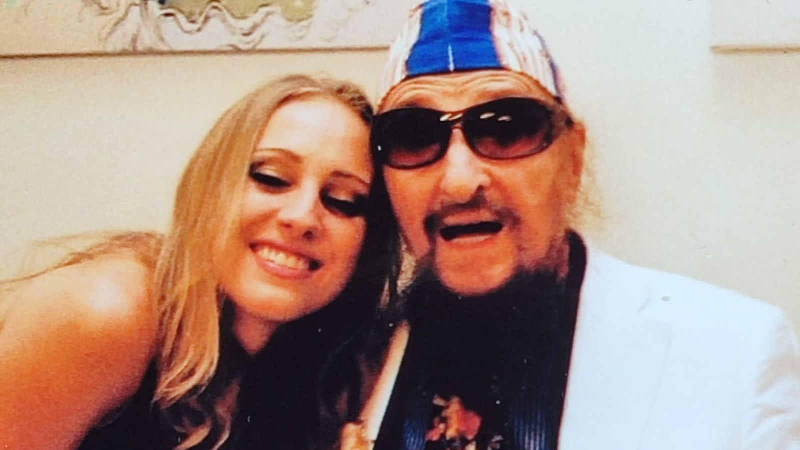 Con el escultor Ernst Fuchs.