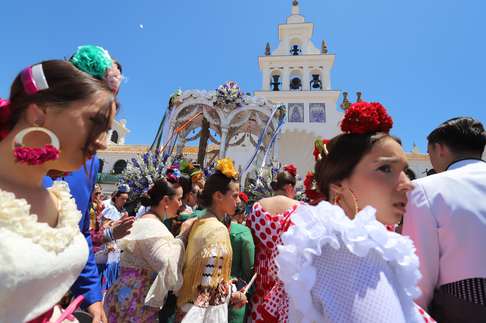 Imágenes de la presentación de las  Hermandades filiales  del sábado en el Rocío