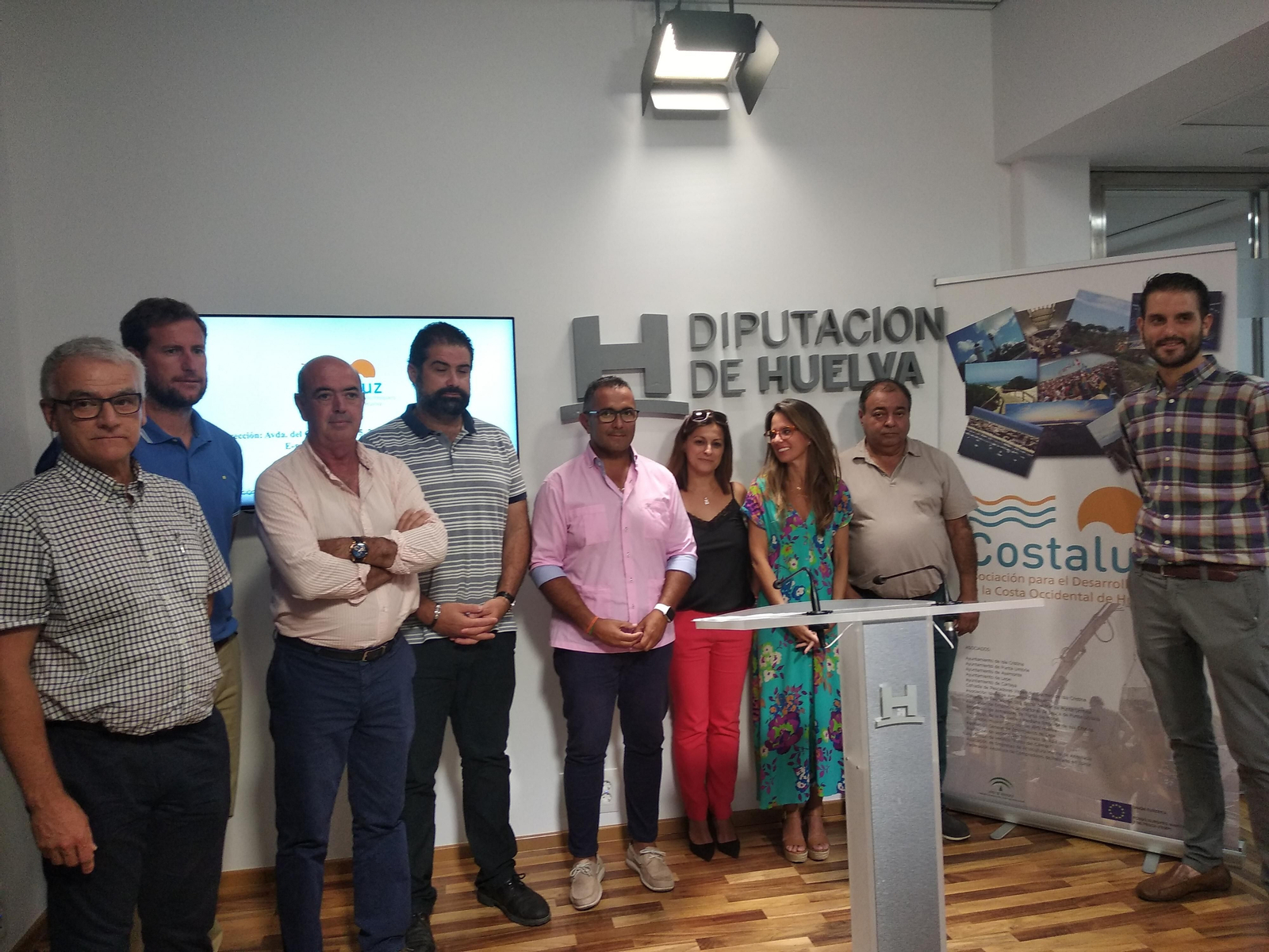 Presentación de Costaluz en la sede de la Diputación de Huelva
