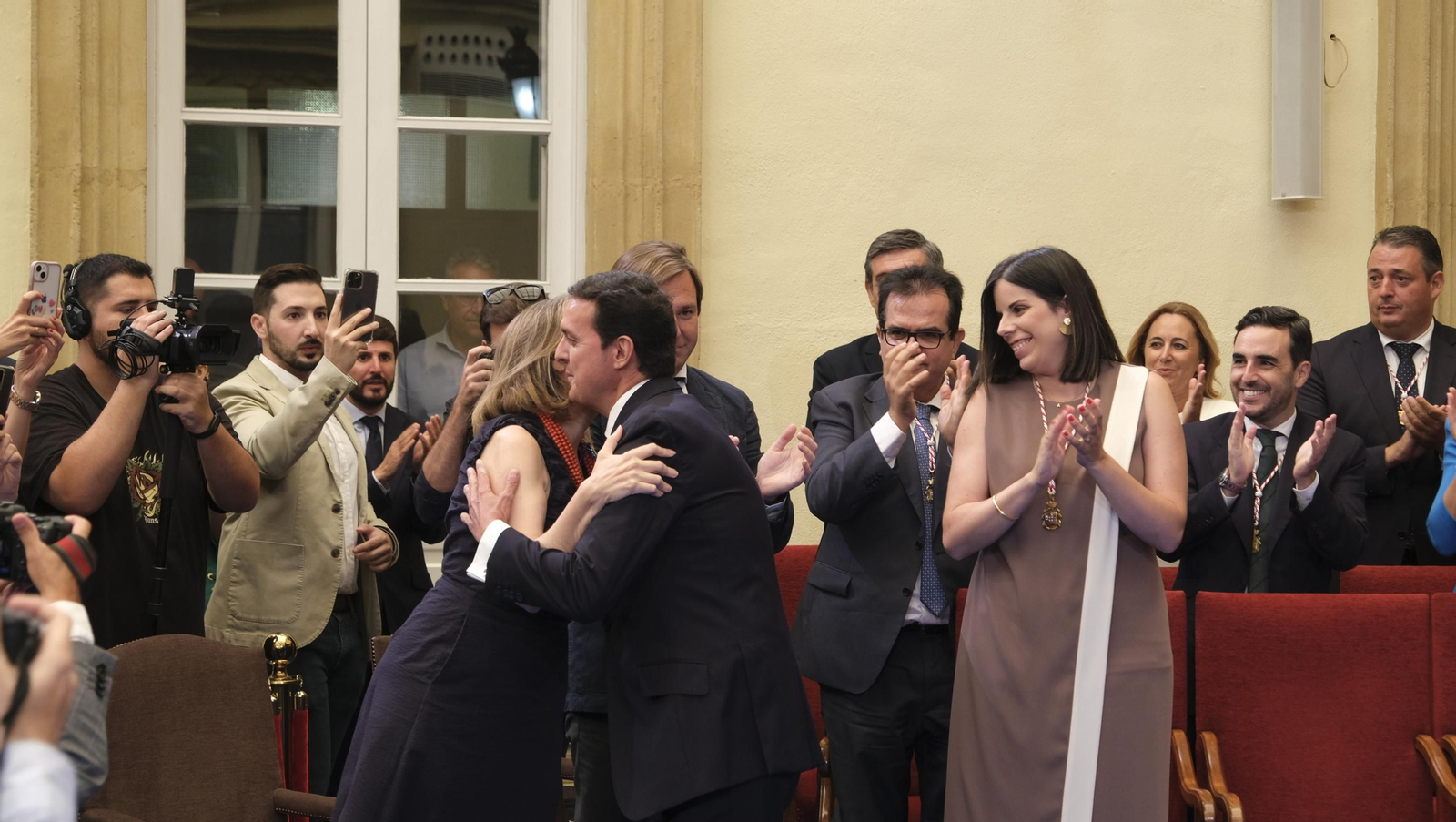 Imágenes del acto de constitución de la Diputación de Almería