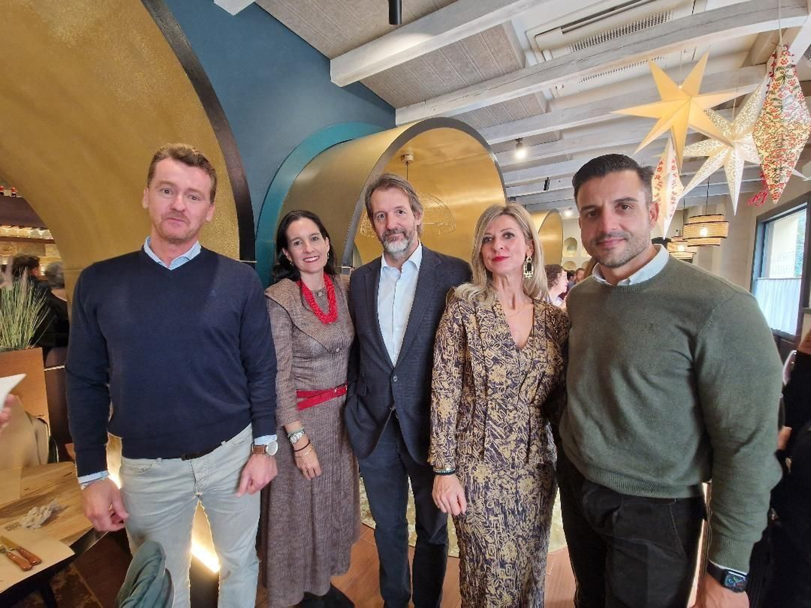 Servando Vila, Ana de la Fuente, Luis Llerena, Laura Bey y Miguel Rodríguez.