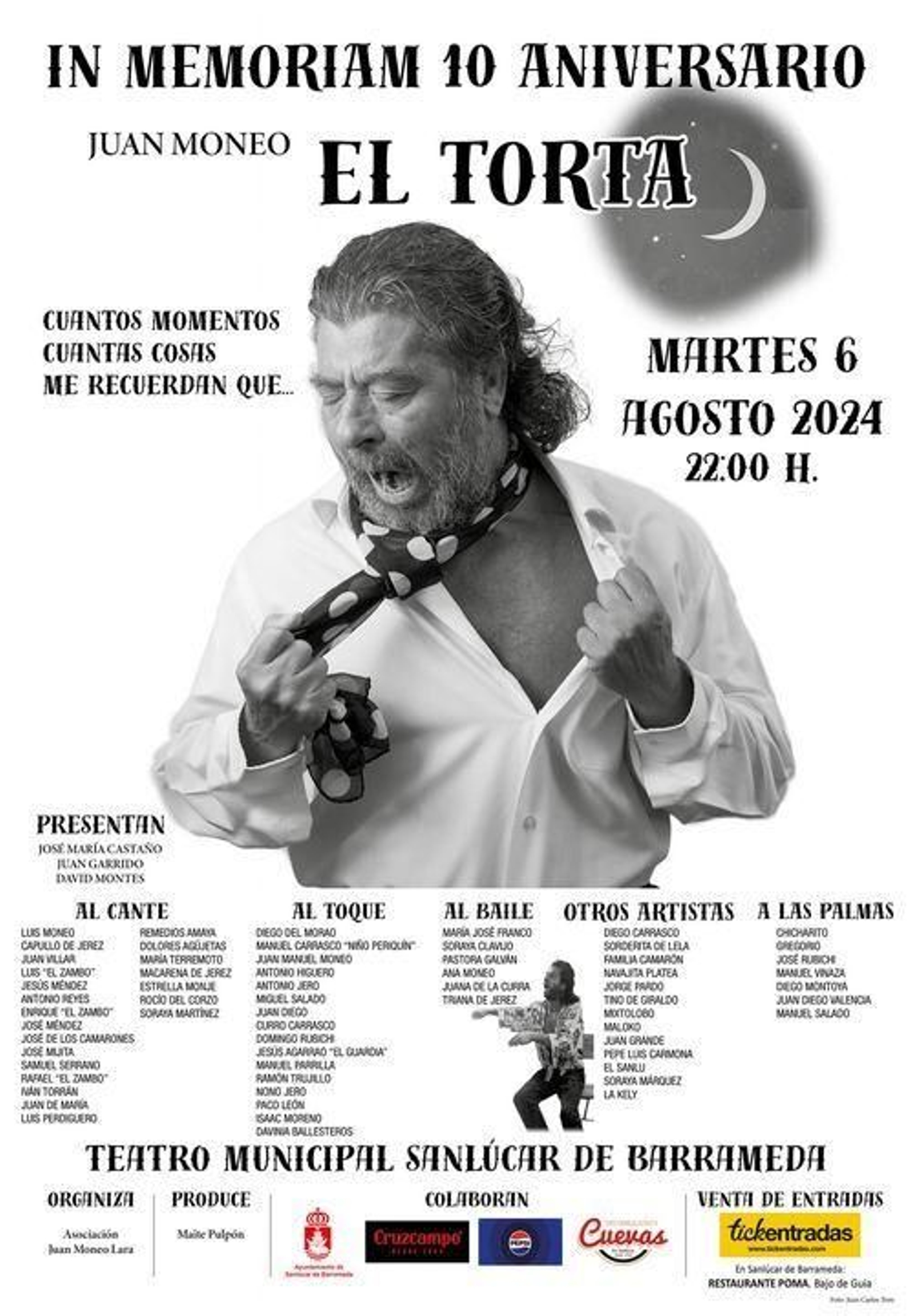 In Memoriam. 10 Aniversario Juan Moneo ‘El Torta’, en Sanlúcar.