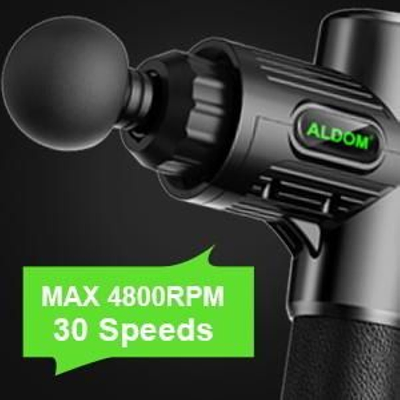 Pistola de masajes Aldom