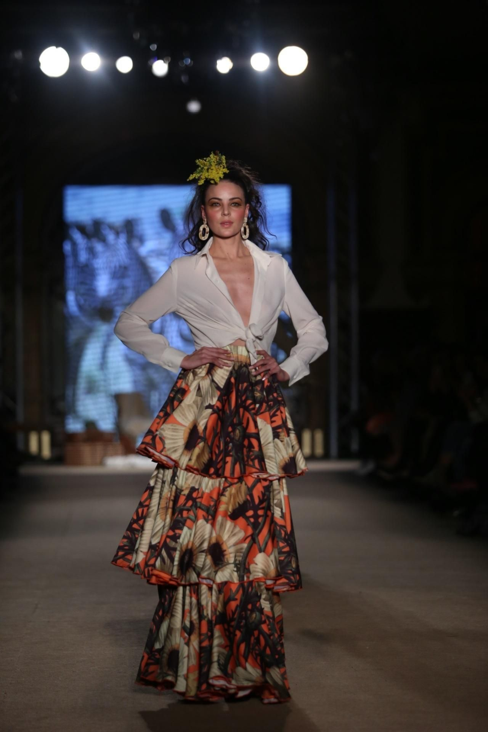 Los trajes de flamenca de flores que han conquistado 2019