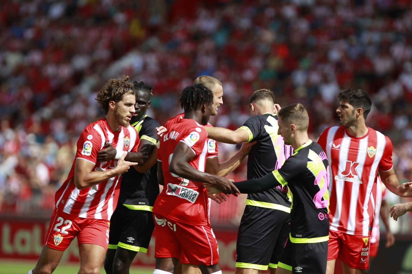 Imágenes de la U.D. Almería-Rayo Vallecano