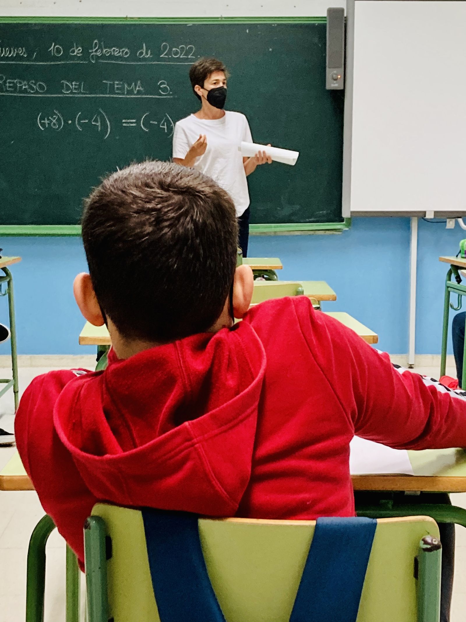 Un momento del taller en el IES Rafael Alberti.