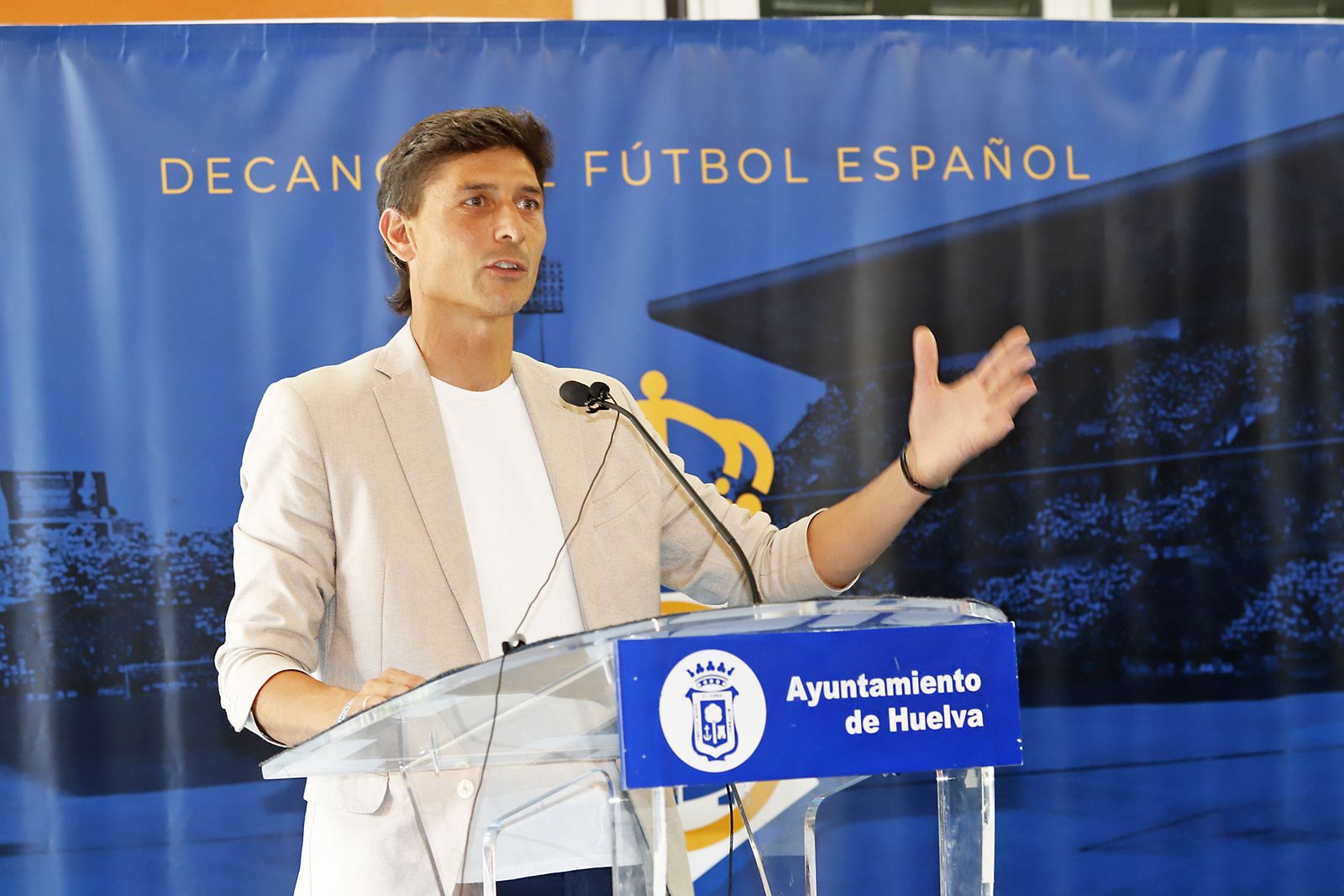 Imágenes de la presentación de la campaña de abonados del Recreativo de Huelva