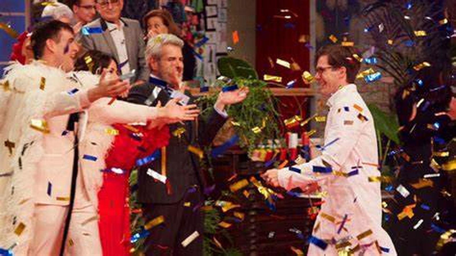 Momento en que Ancor es proclamado vencedor.