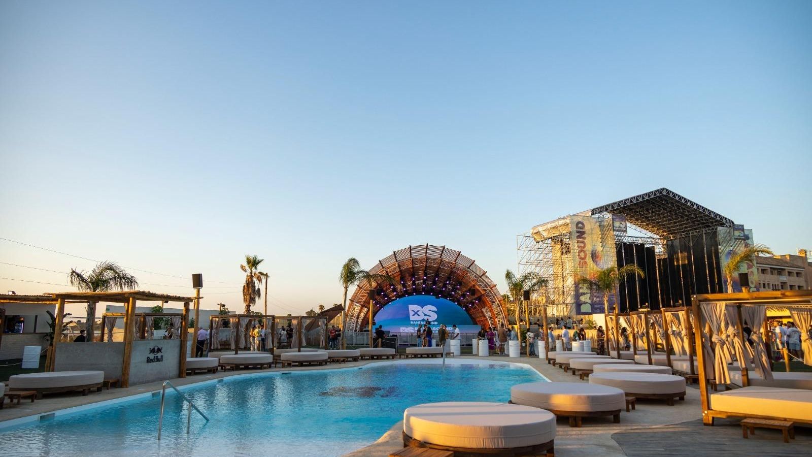 El recinto renovado de Bahía Sound en San Fernando.