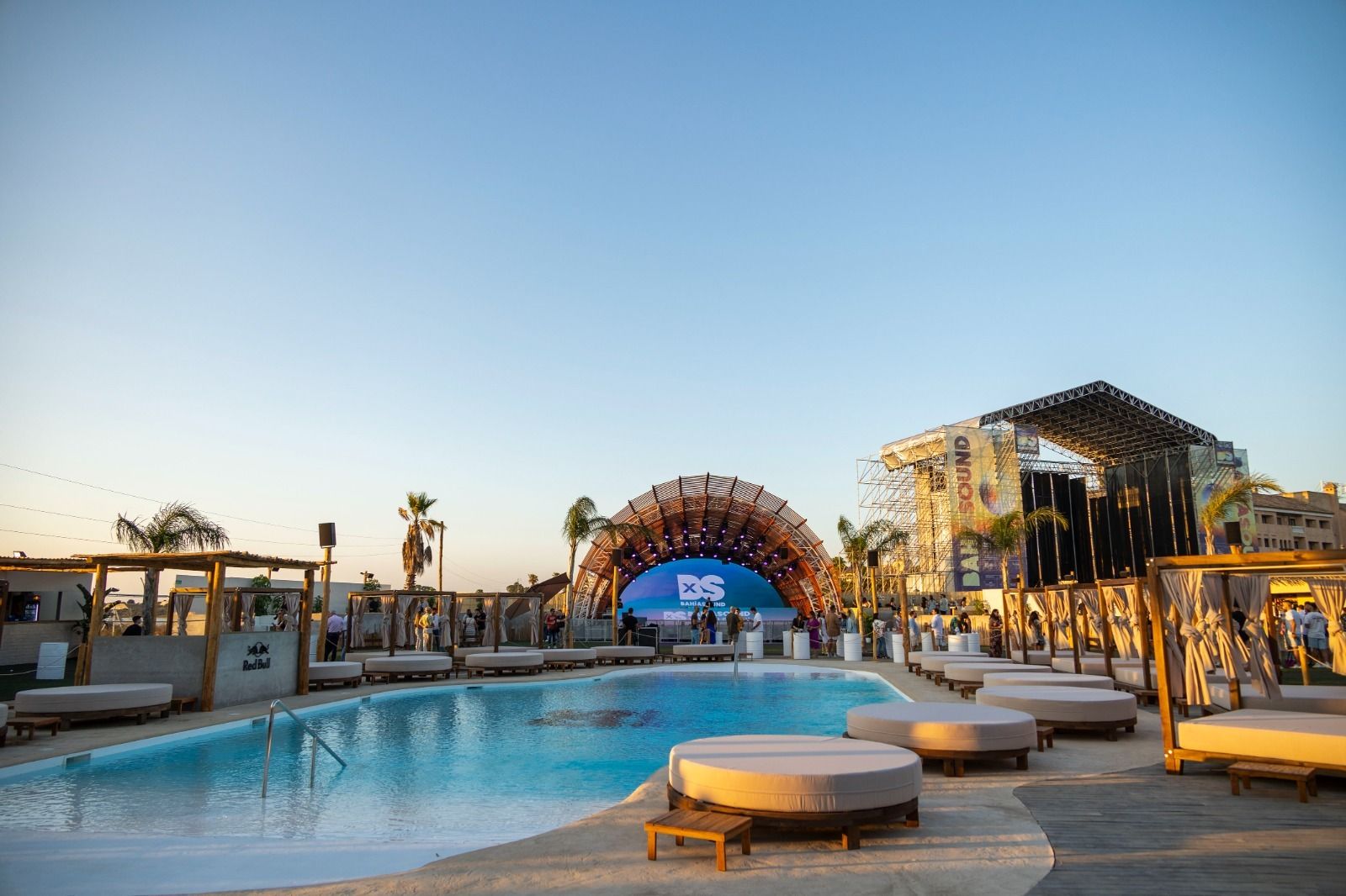 El recinto renovado de Bahía Sound en San Fernando.