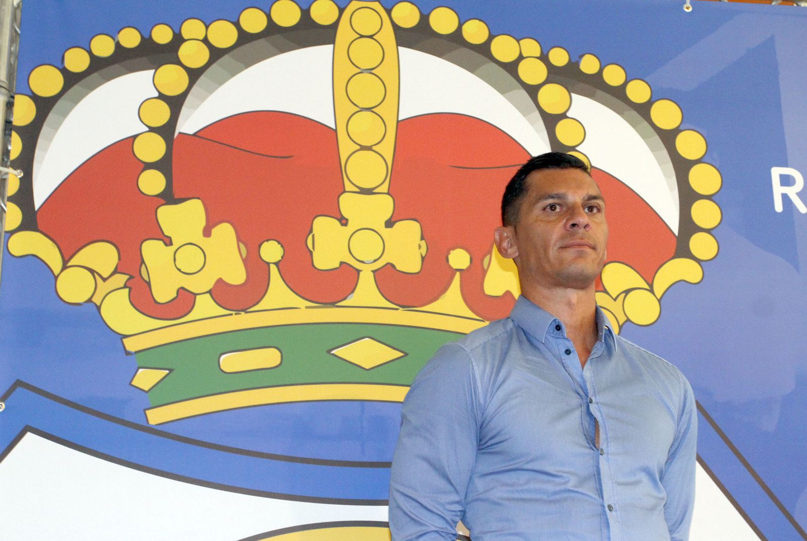 Presentación de Javi Casquero como nuevo entrenador del Recreativo de Huelva