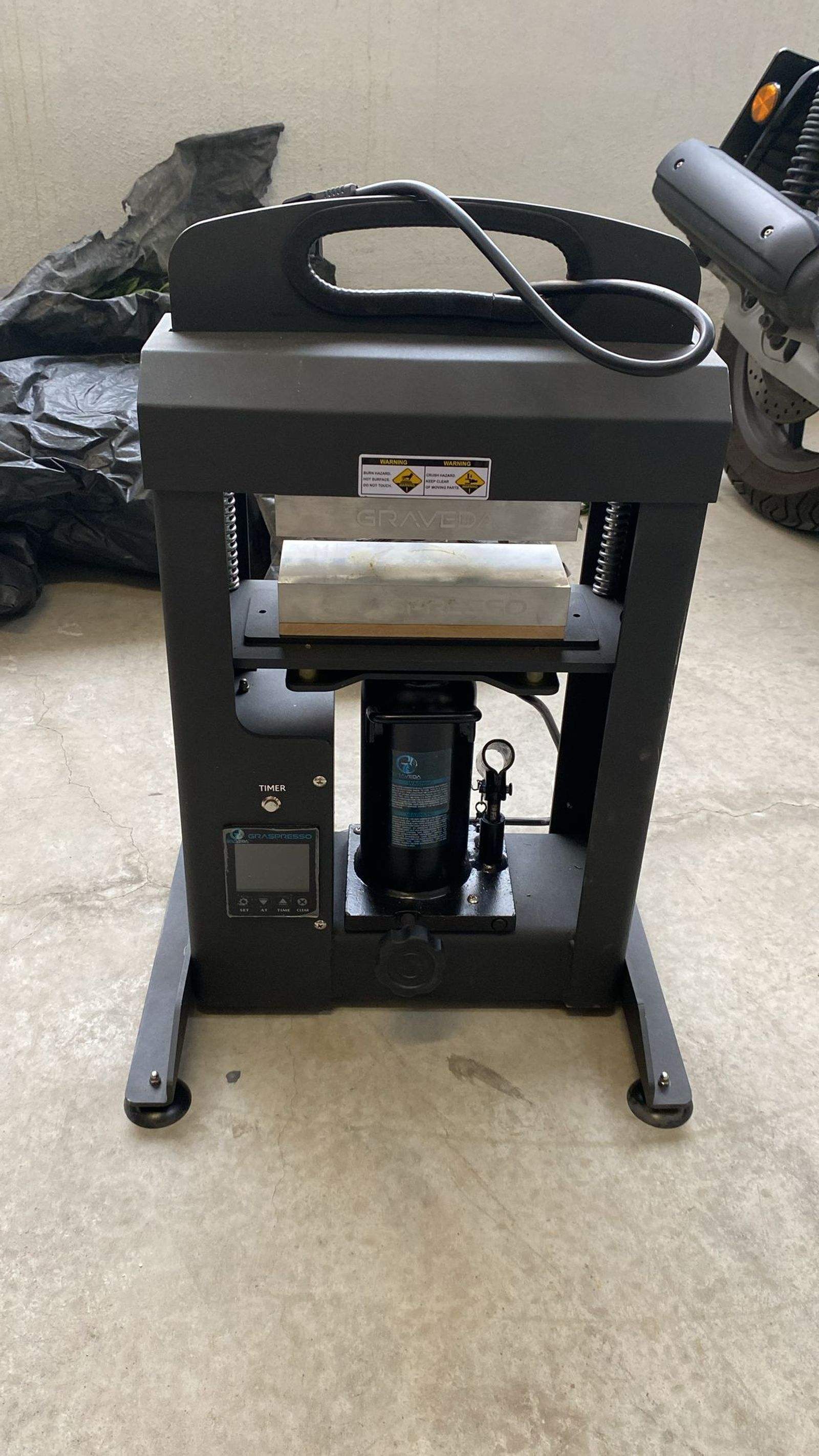 Prensadora de marihuana