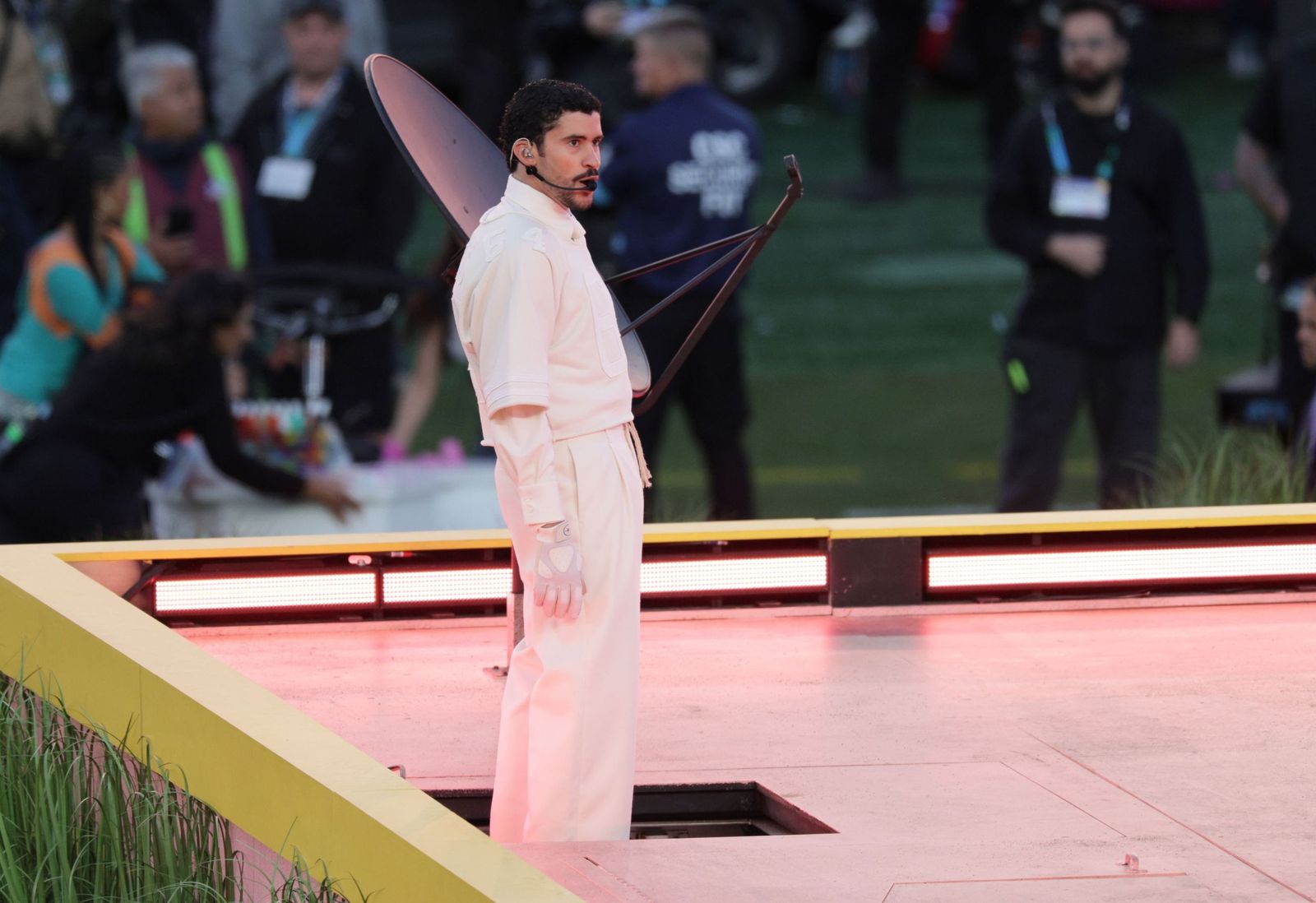 Las mejores fotos de la Super Bowl con la actuación de Bad Bunny