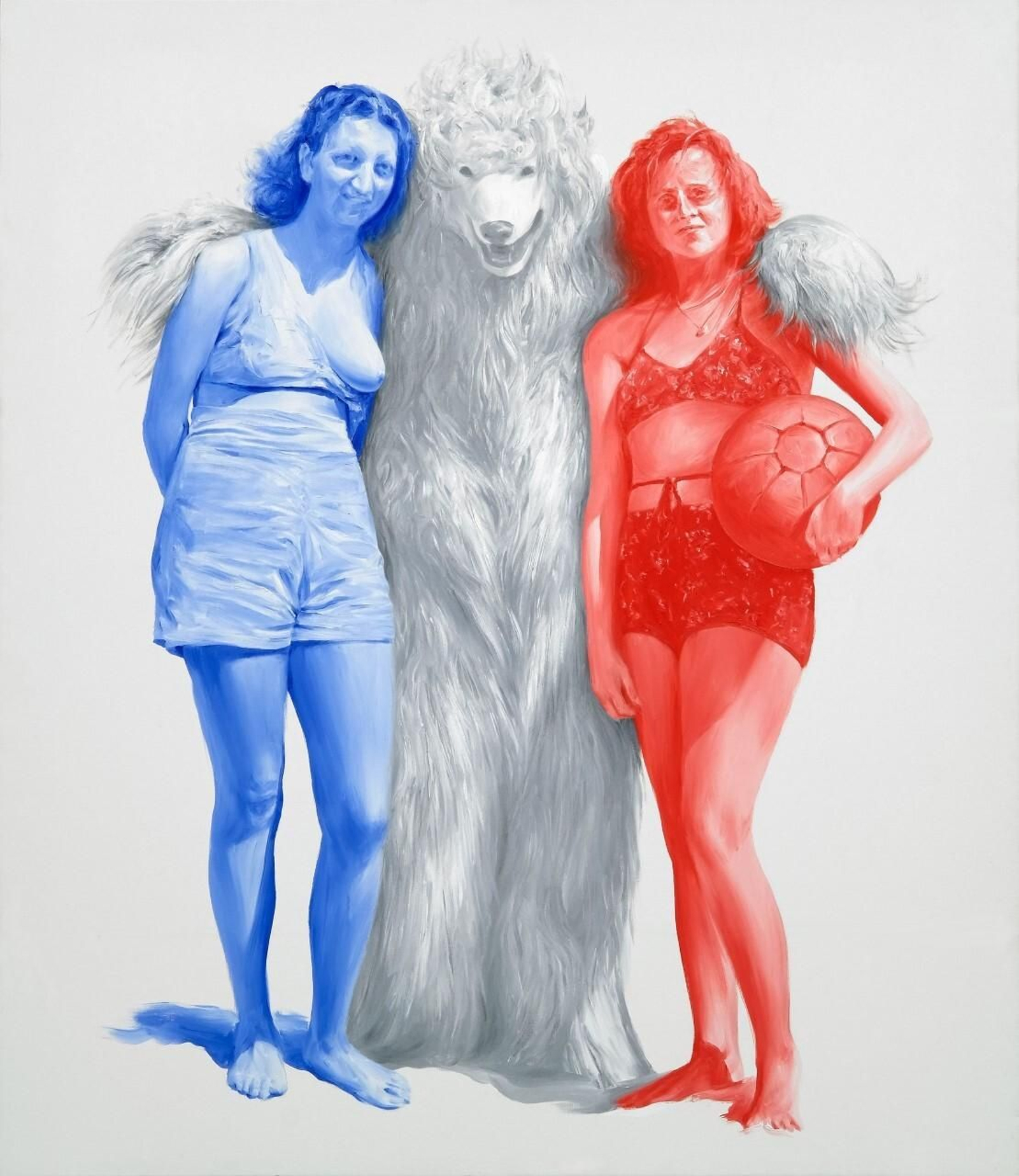 Liberté, Fraternité, Égalité (Oil on canvas. 130 x 150 cm. 2020) (2)