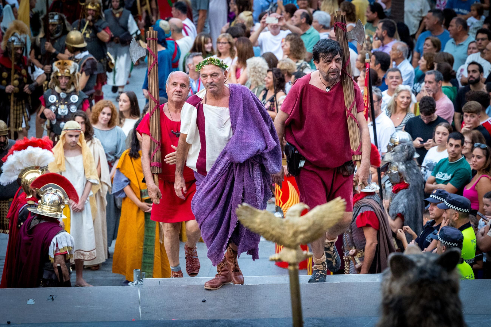 Las imágenes de la procesión del triunfo de Balbo el Menor en Cádiz Romana