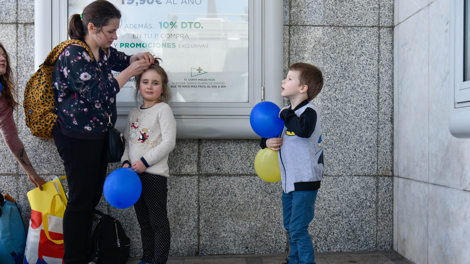 Llegada de refugiados ucranianos a Algeciras