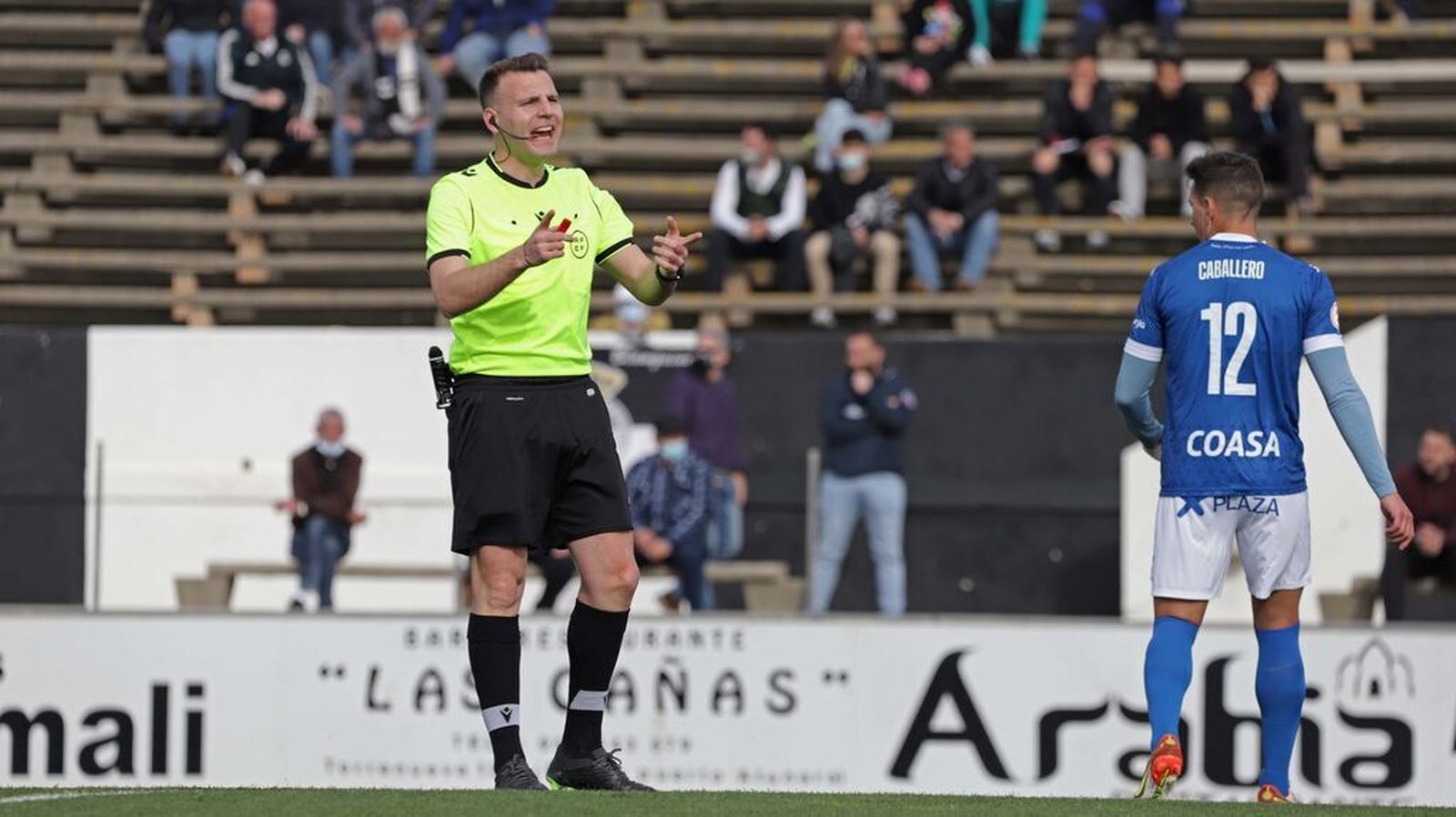 Escriche Guzmán, en el Municipal de La Línea