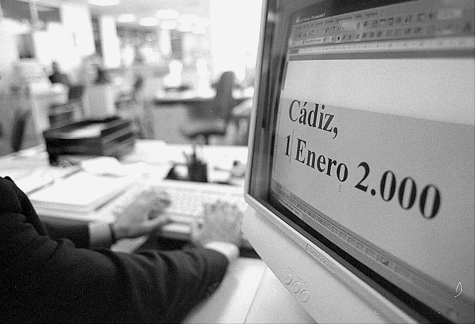 Uno de los ordenadores de la Delegación de Gobierno de la Junta.