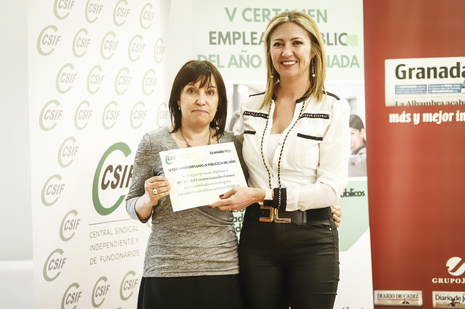 Las imágenes de la entrega de diplomas a los 23 finalistas del V Certamen del Empleado Público del año