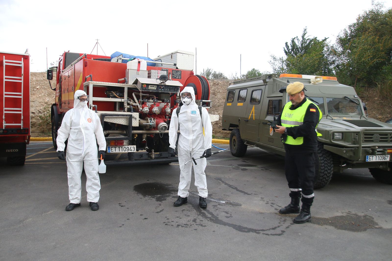 Fotogalería Coronavirus. Actuación UME en Almería.