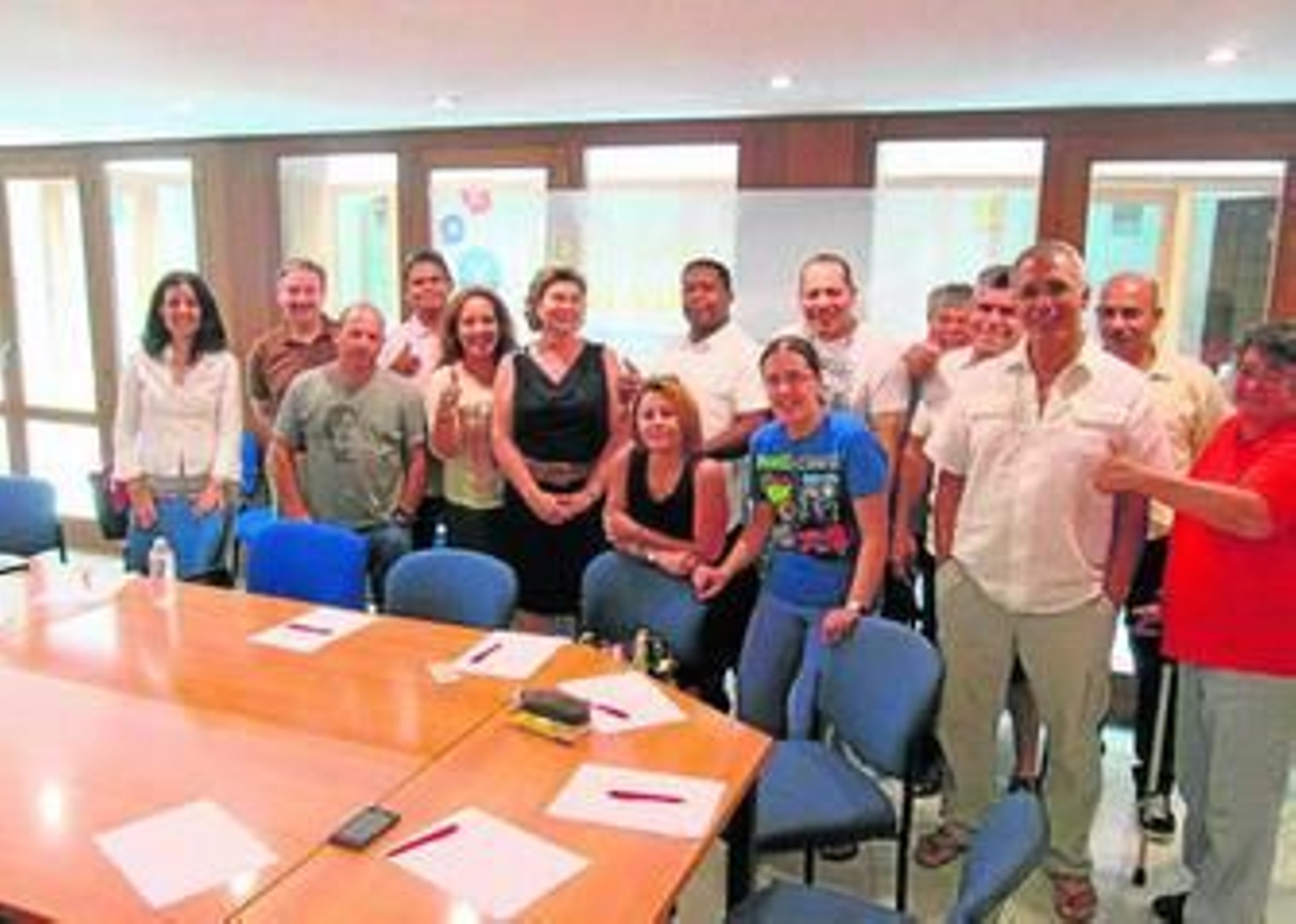 Curso de formación sobre los derechos de los inmigrantes en España, enmarcado dentro de esta campaña.