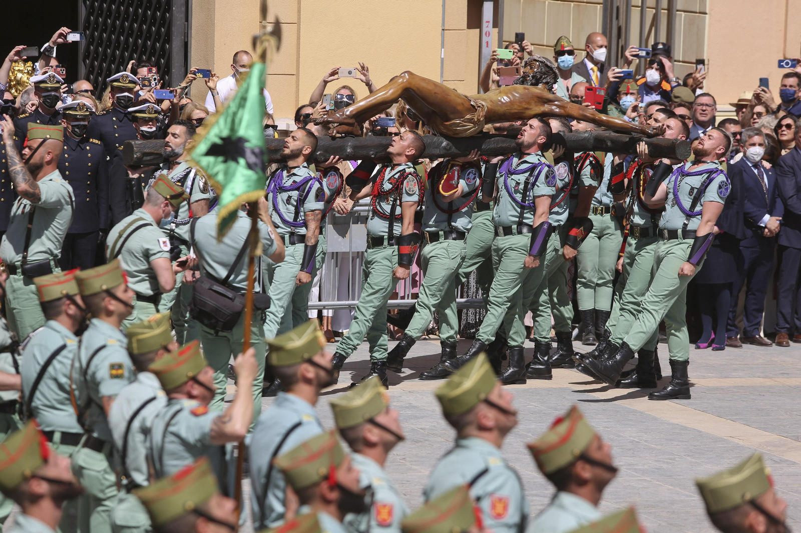 Las fotos de la Legión, en el Jueves Santo de Málaga