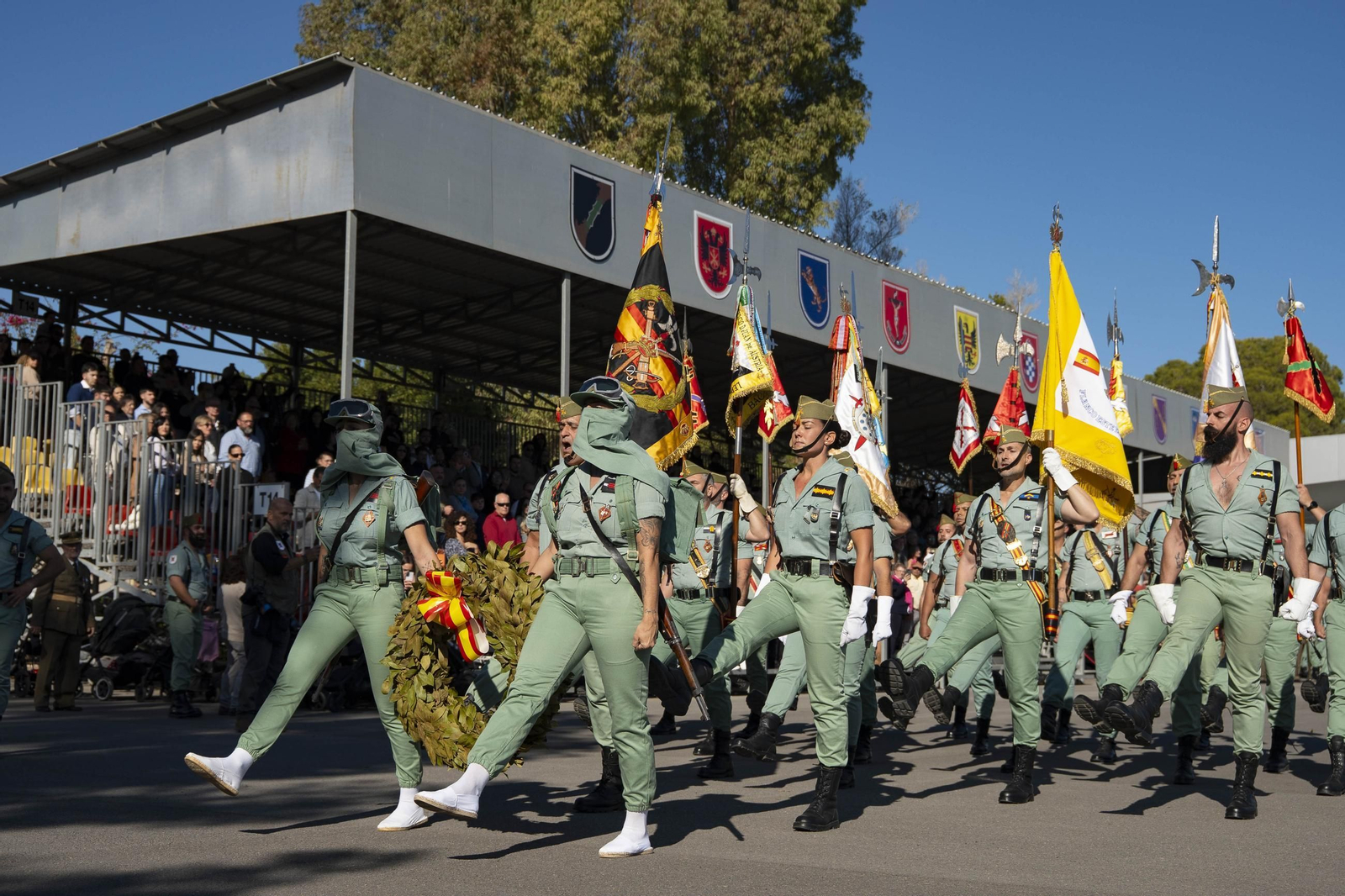 Así conmemora el día de la Inmaculada Concepción la Brigada de la Legión en Almería y despide al contingente que parte a Eslovaquia