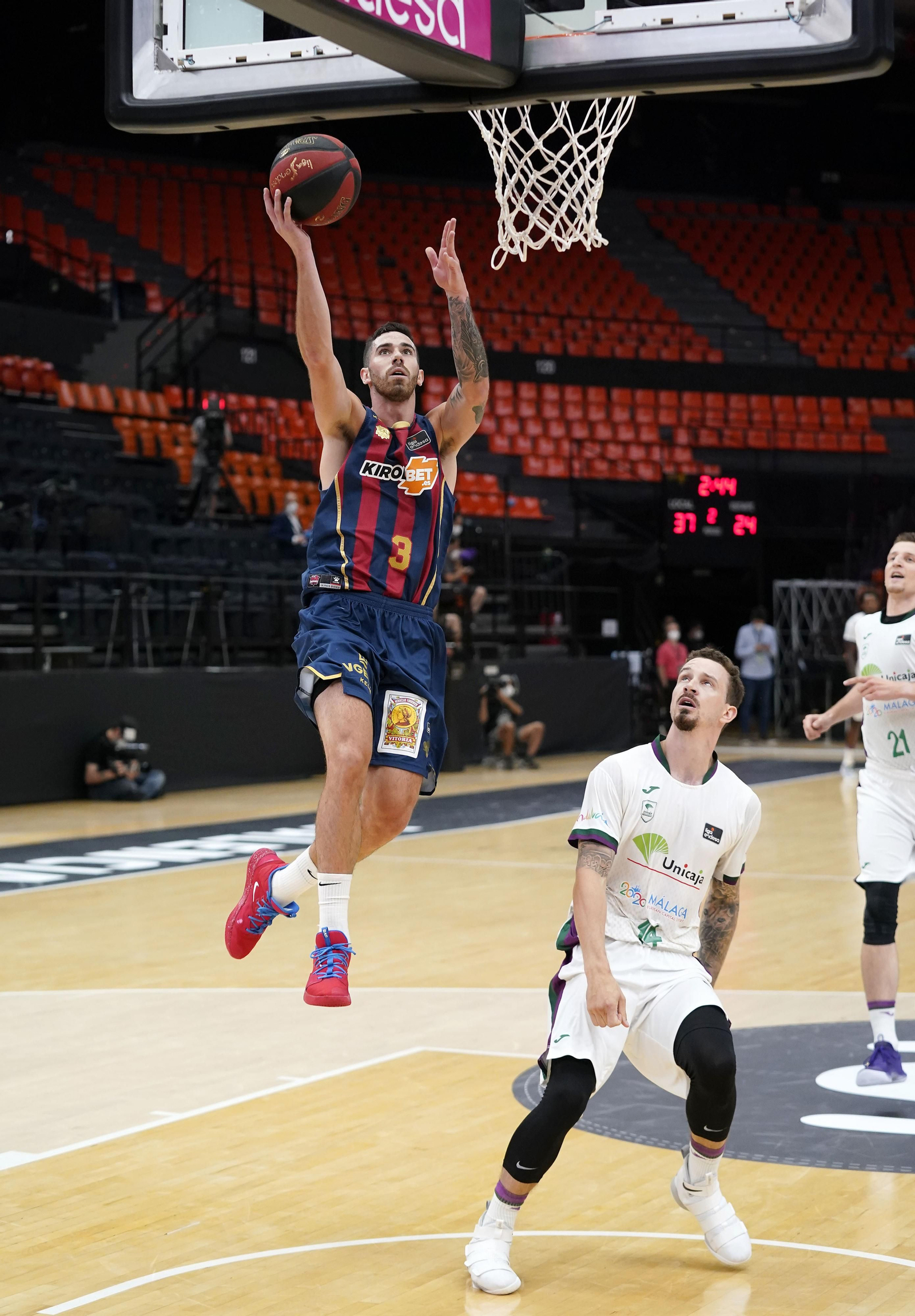 El Baskonia-Unicaja, en fotos