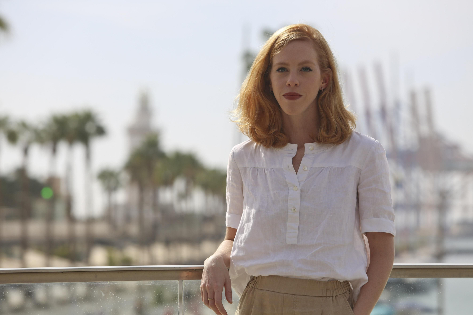 Lilith Verstrynge, momentos antes de la entrevista con Málaga Hoy.