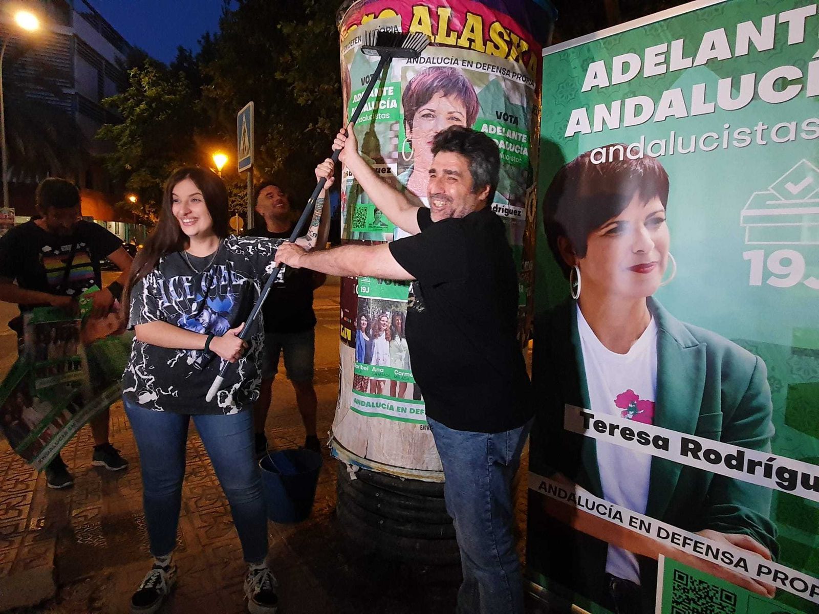 Inicio de la campaña de Adelante Andalucía