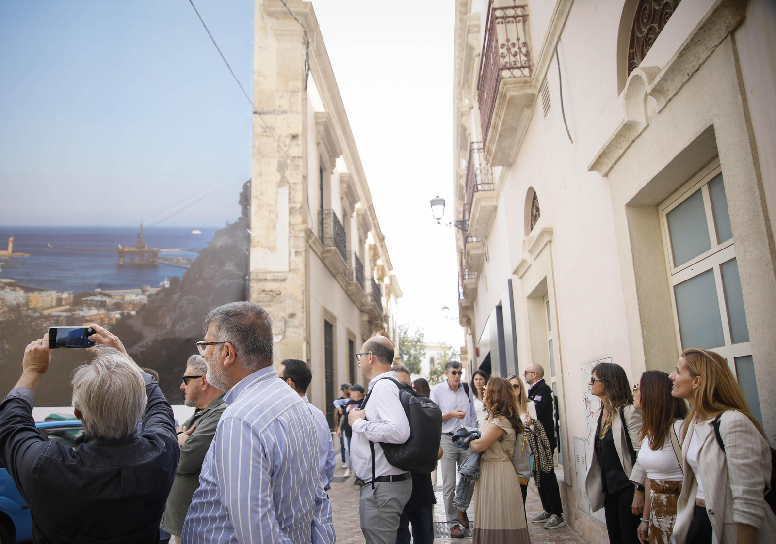 Imágenes del recorrido ‘Almería en la mirada’ de Jose María Mellado