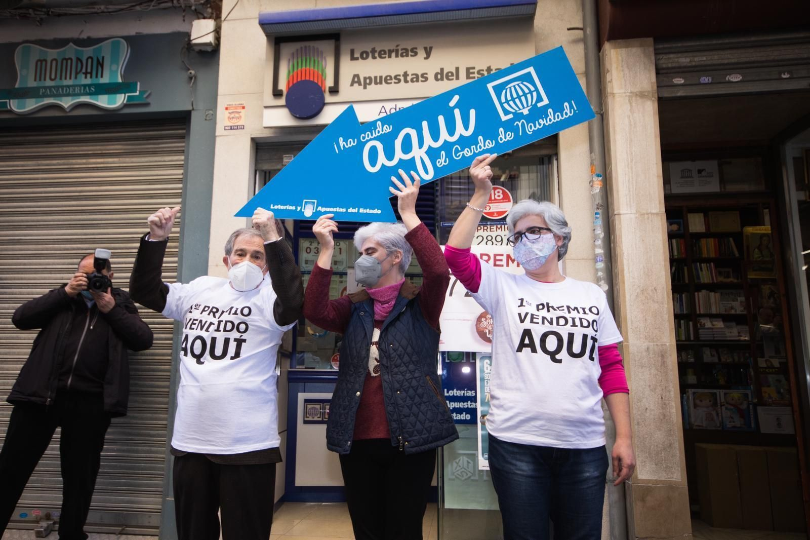 El Gordo toca en Granada: el 72897 deja 180 millones de euros en la capital