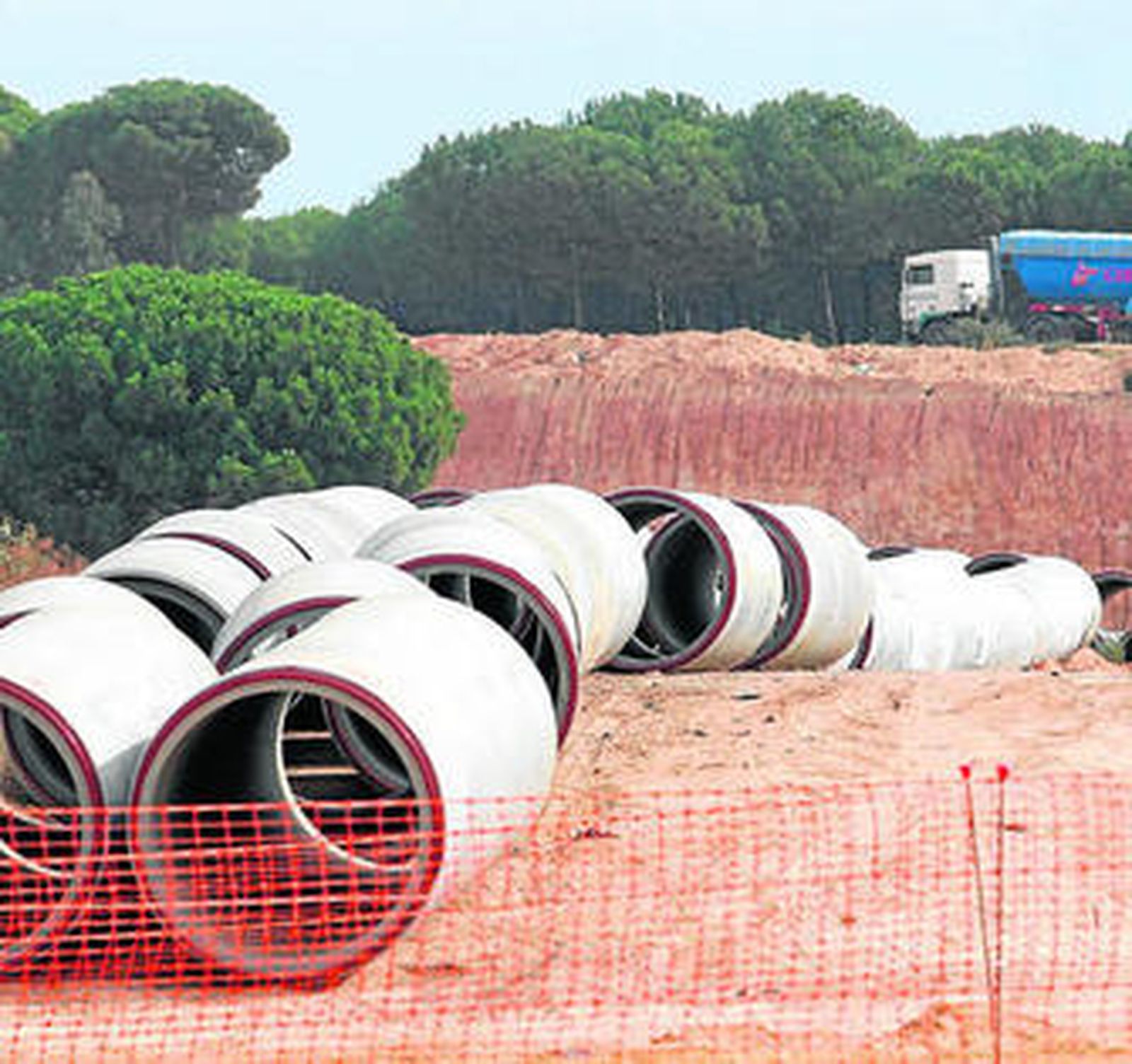 Obras de modernización de los regadíos de la Comunidad El Fresno.