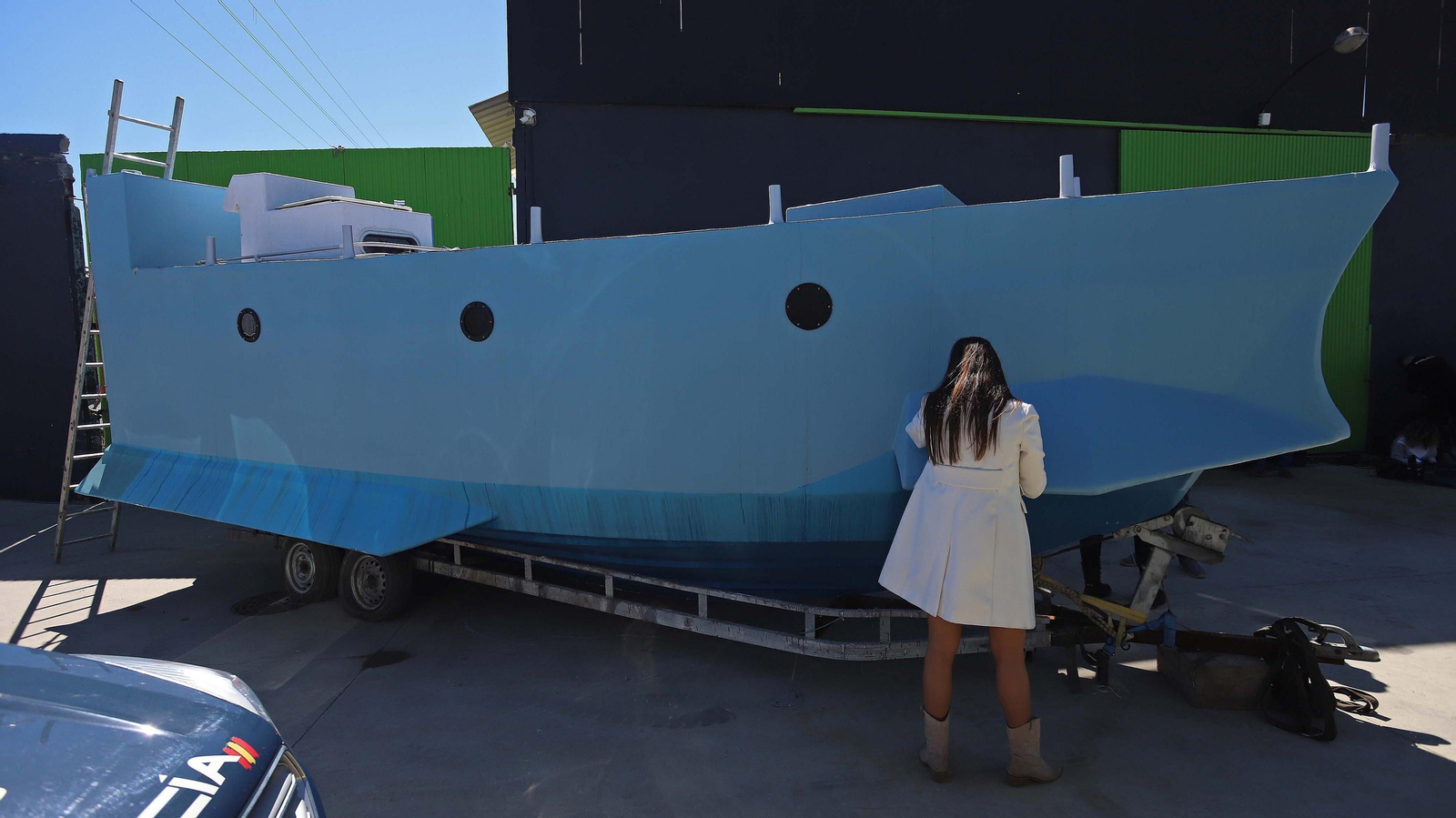 Primer  'narcosubmarino' localizado en España