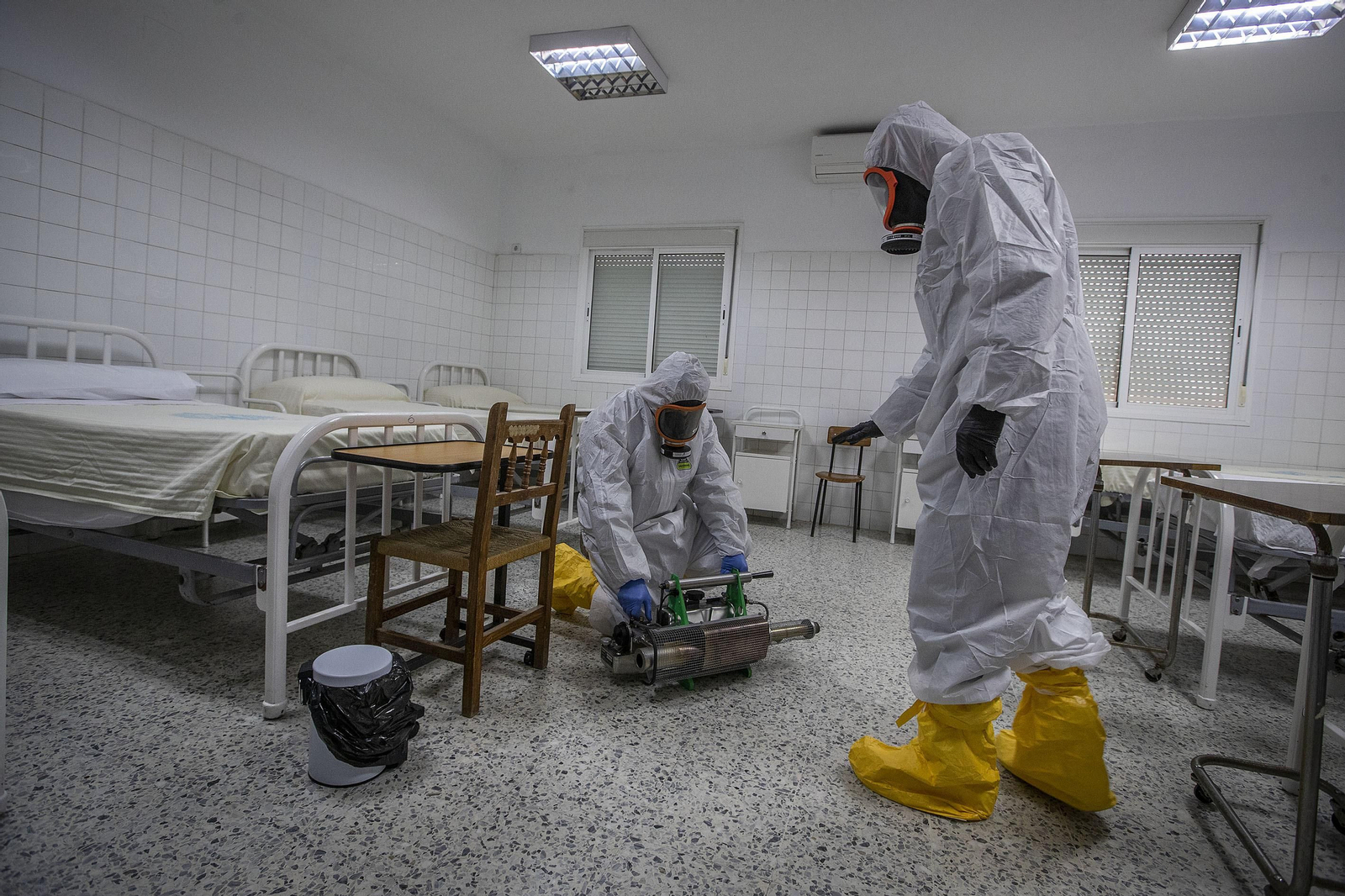 Dentro de la Operación Balmis con las unidades de Camposoto