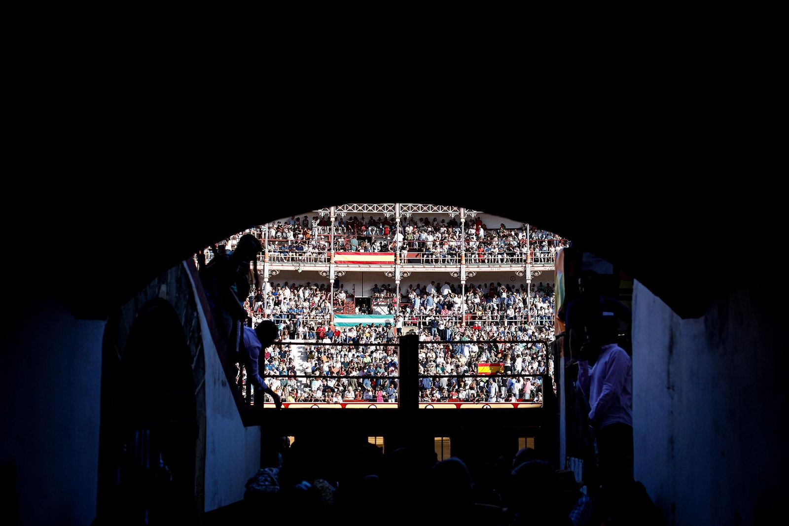 Imágenes de la corrida de toros en El Puerto: Manzanares, Roca Rey y Pablo Aguado