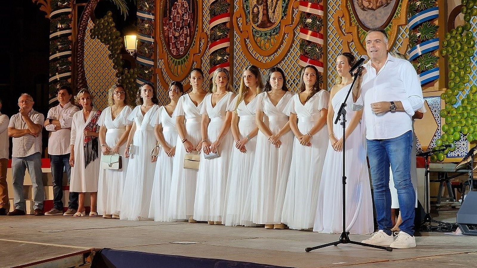 El alcalde de la localidad condal, durante la inauguración.