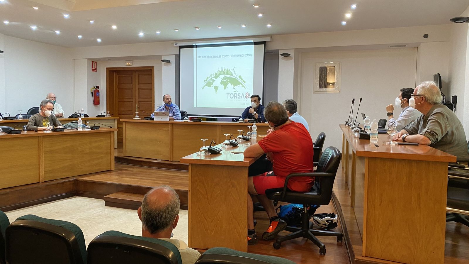 La presentación de Torsa a los grupos ecologistas.