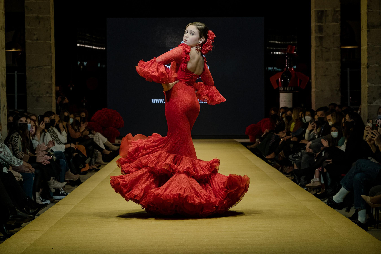 El desfile de Teressa Ninu en la Pasarela Flamenca de Jerez, todas las fotos