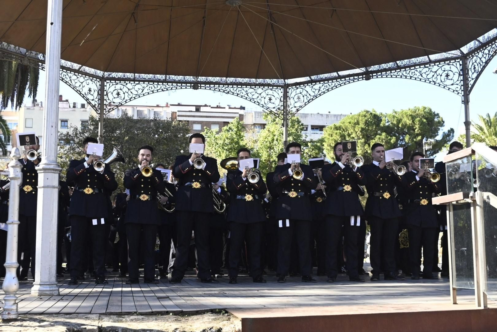 El primer certamen de bandas de Córdoba por Santa Cecilia, en imágenes