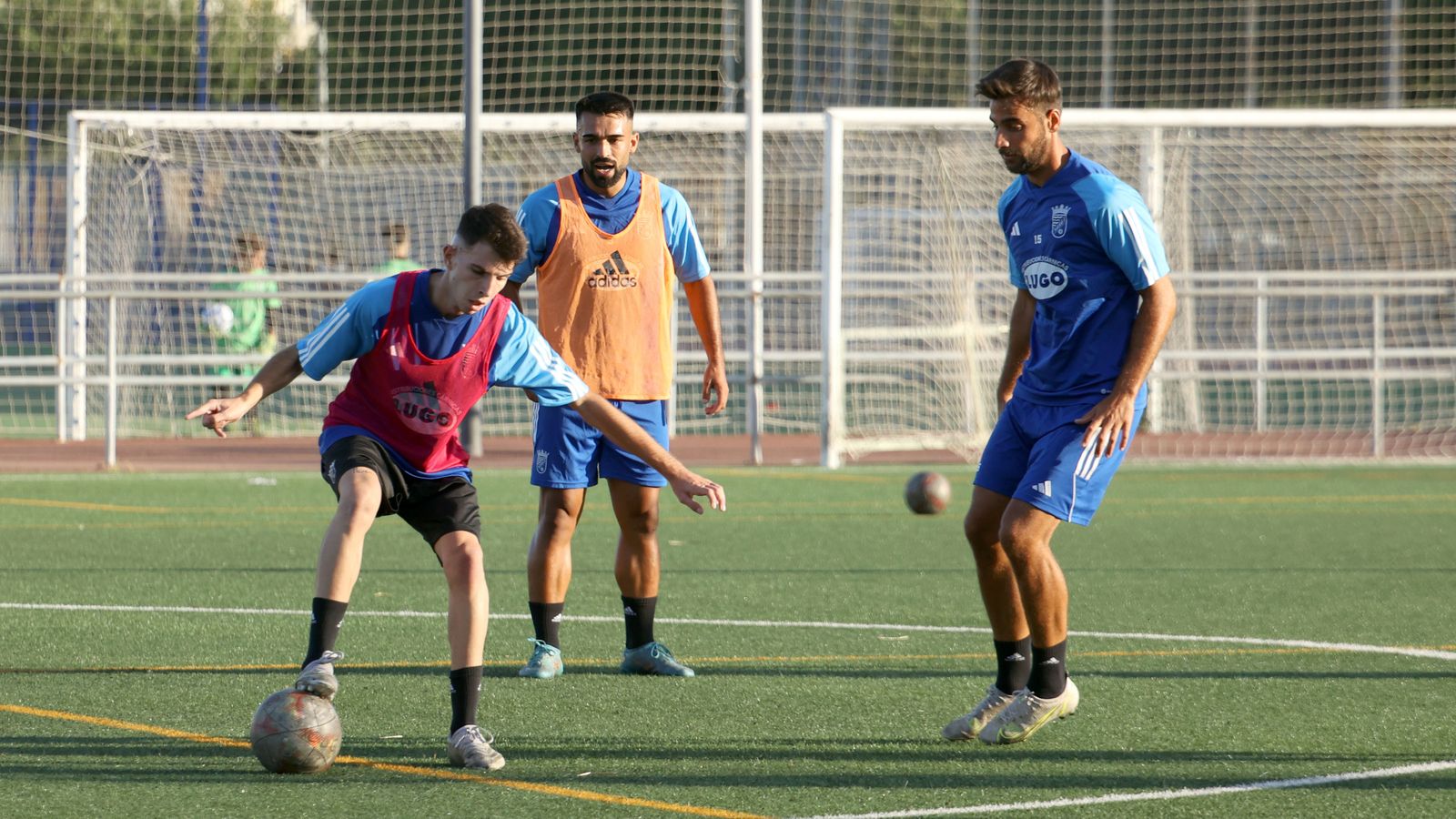 Primer entrenamiento del Xerez CD en el campo de La Granja