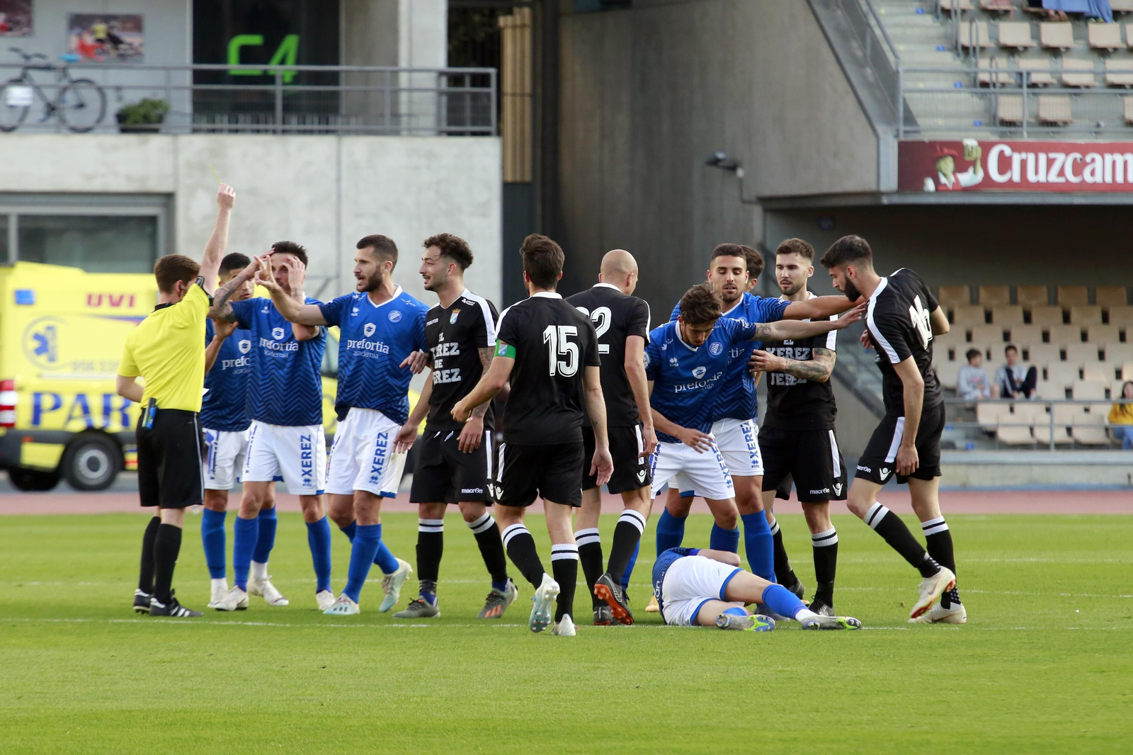 Derbi entre Xerez DFC y Xerez CD en Chapín