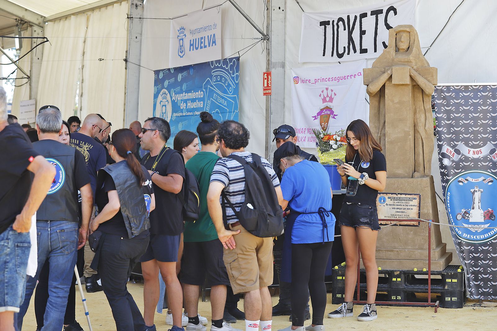 Imágenes de la Concentración del Grupo Motero Descubridores en Huelva