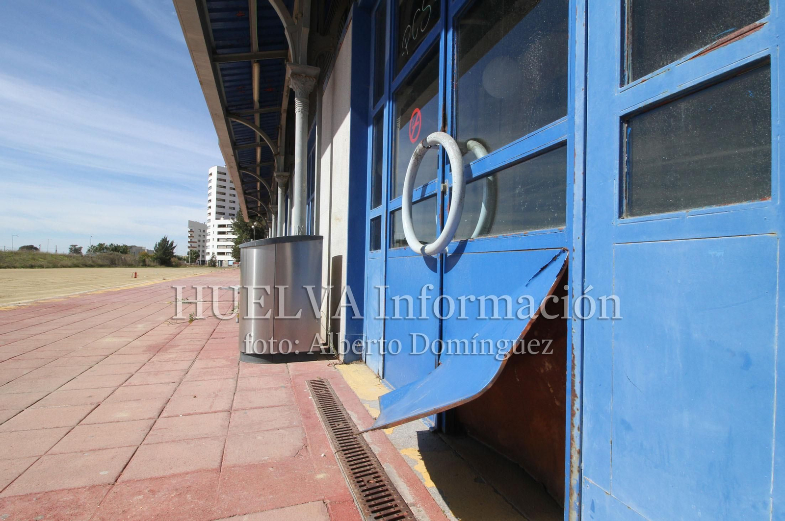 Imágenes del estado actual de la antigua Estación de Tren de Huelva