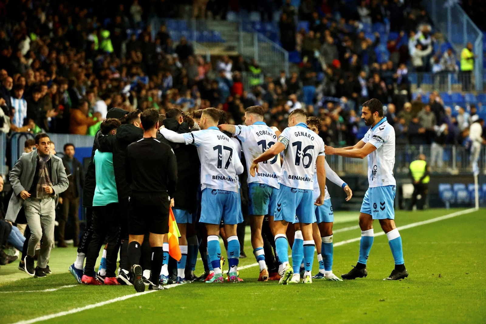 El paso de Sergio Pellicer por el Málaga CF, en fotos