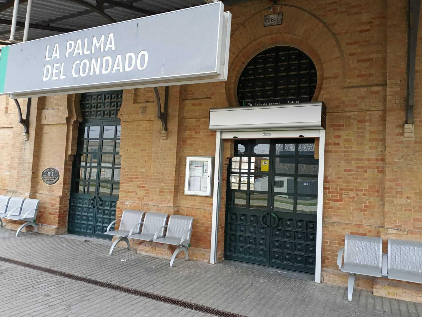Estación de trenes de La Palma del Condado.